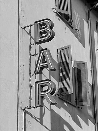 Vintage Bar Sign Art Print