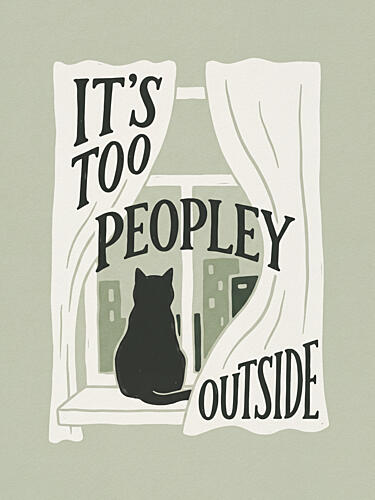 Too Peopley Cat Window Animaux reproduction