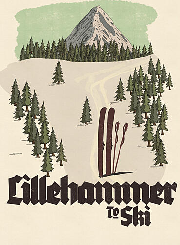 Lillehammer to Ski Montagne reproduction