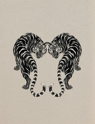 Glowing Twin Tigers Animaux reproduction