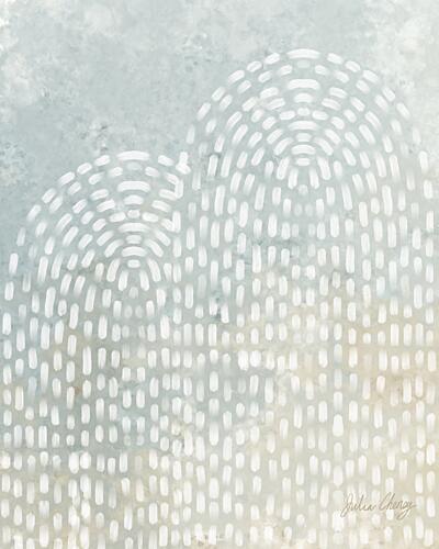 Gentle Flowing Forms Art Print by Julia Cheney