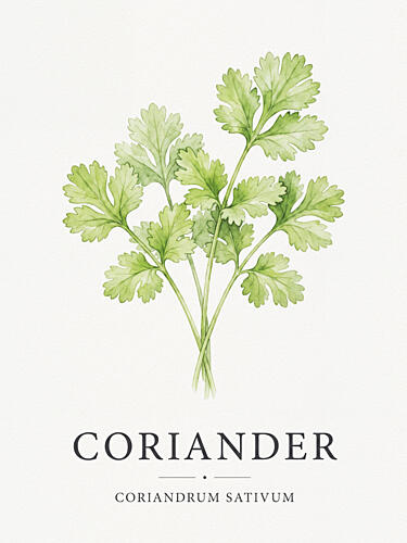 Fresh Coriander Leaves Alimentation reproduction