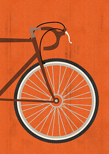 Vintage Bicycle Ride Passe-temps reproduction