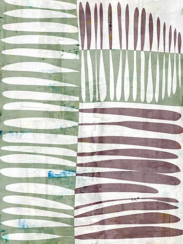 Modern Organic Forms Art Print by Annick