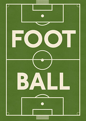 Football Field Layout Sports reproduction