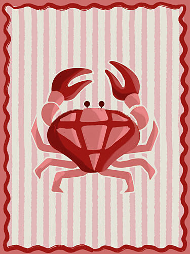 Pink Diamond Crab Océan reproduction