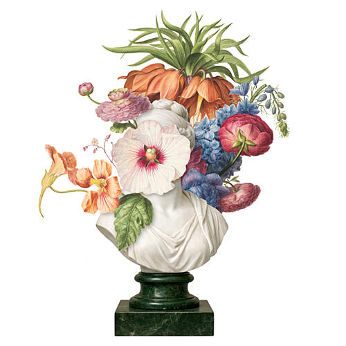 Bloomed Classical Bust Surréaliste reproduction