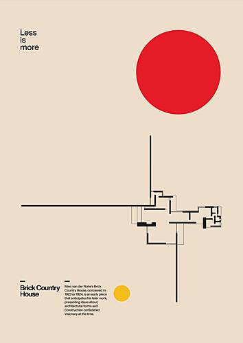 Minimalist Architectural Plan Art Print