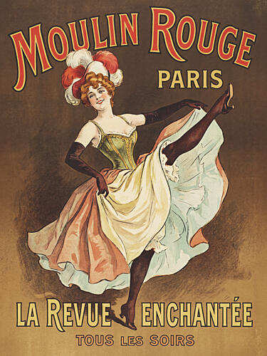 Moulin Rouge Dancer Voyage reproduction