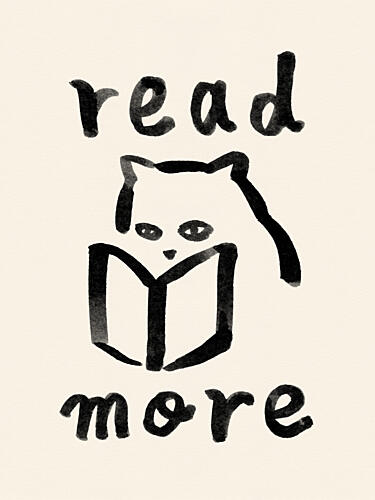 Read More Cat Art Print by NewLayer Studio