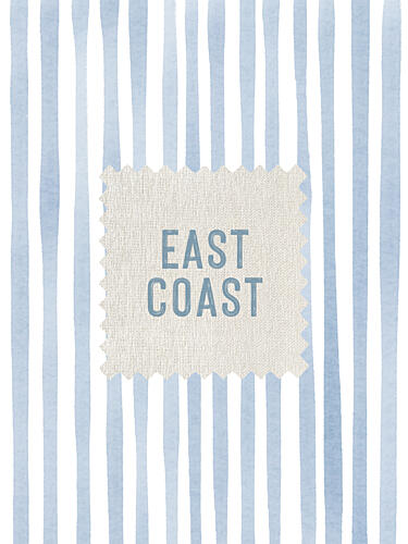 East Coast Stripes Art Print by Jolly and Dash