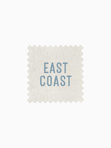 East Coast Fabric Swatch Art Print by Jolly and Dash