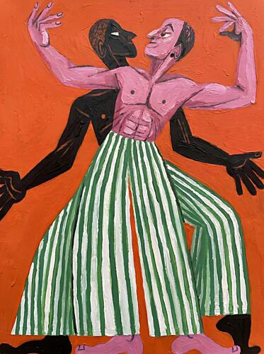 Vibrant Dancing Figures Danse reproduction