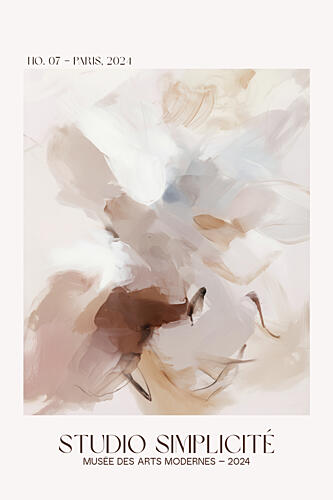 Ethereal Abstract Movement Art abstrait reproduction