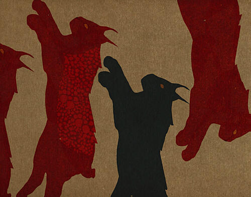Red and Black Dragons Animaux reproduction