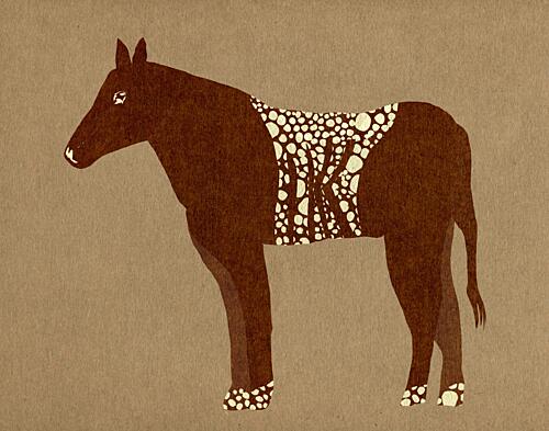 Spotted Forest Horse Animaux reproduction