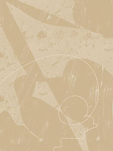 Neutral Abstract Swirls Art Print by Yuli Saputra