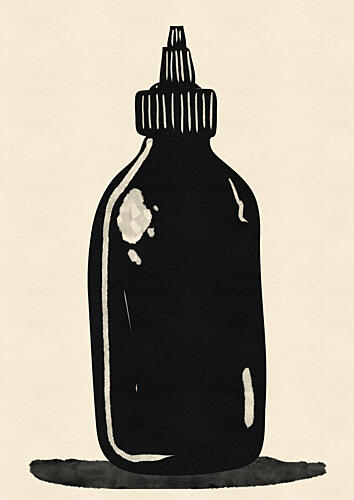 Spicy Squeeze Bottle Art abstrait reproduction