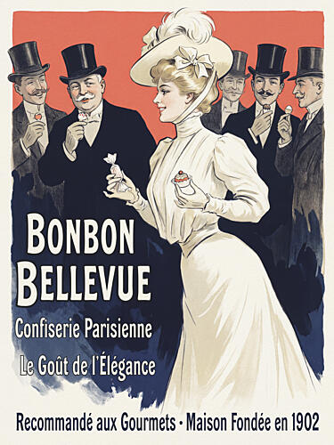 Elegant Parisian Indulgence Art Print