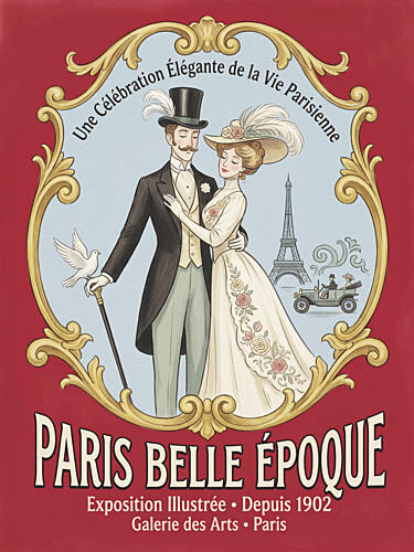 Paris Belle Epoque Art Print