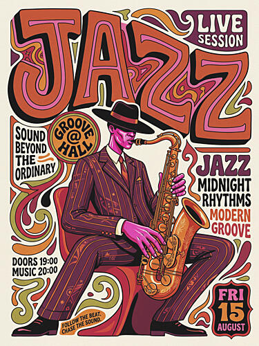 Retro Jazz Groove Musique reproduction