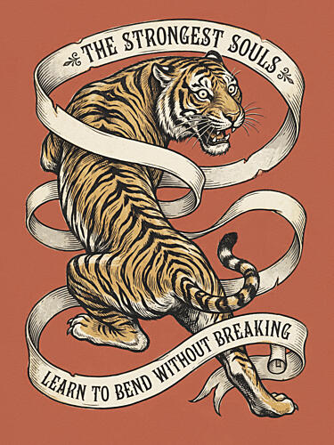 Powerful Tiger Quote Animaux reproduction