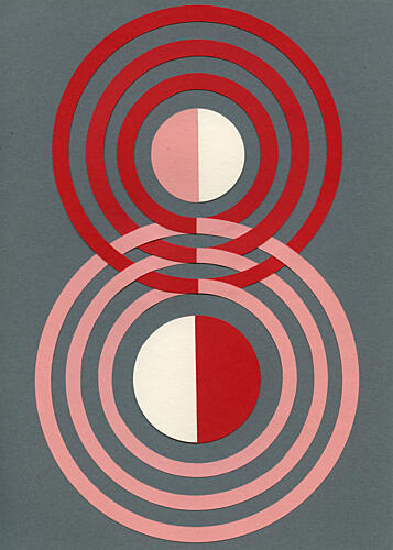 Interlocking Circles Art Print by Rosi Feist
