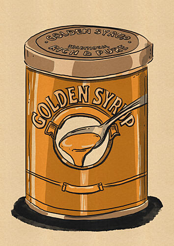 Vintage Golden Syrup Jar Art Print