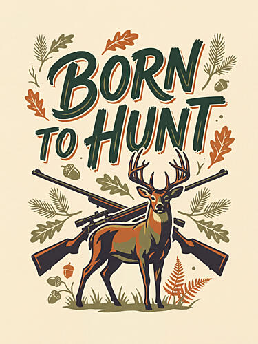 Born to Hunt Art Print
