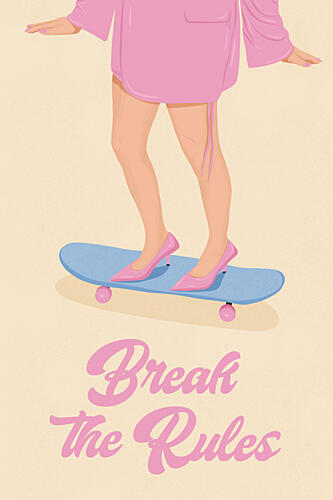 Break the Rules Art Print by Lisa Solomoniuk