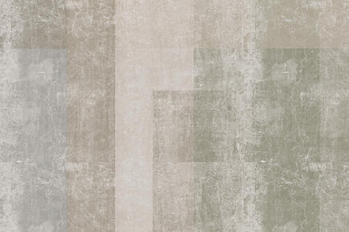 Muted Layered Texture Geometric Print