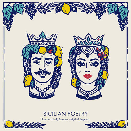 Sicilian King and Queen Art Print by Claudia Spano