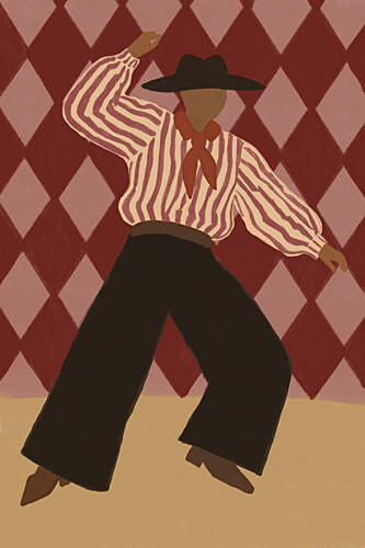 Retro Dance Character Mode reproduction