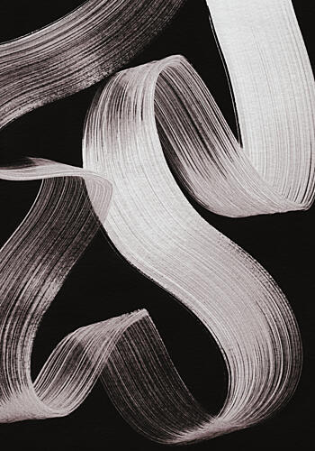 Abstract Flowing Ribbons Art abstrait reproduction