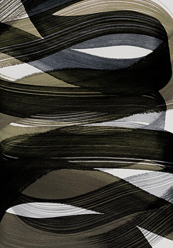 Flowing Abstract Strokes Art abstrait reproduction