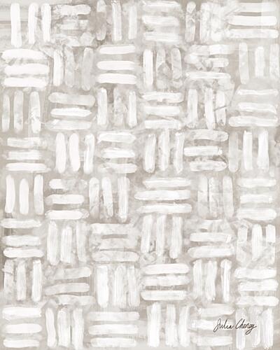Neutral Woven Texture Art Print by Julia Cheney