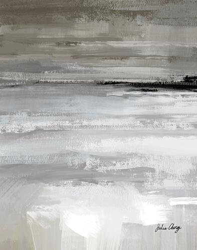Muted Horizon Landscape Art Print by Julia Cheney