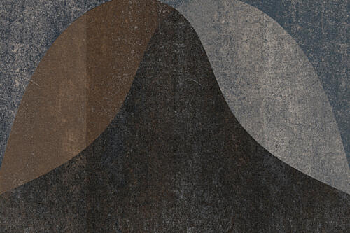 Abstract Muted Curves Art Print by David George