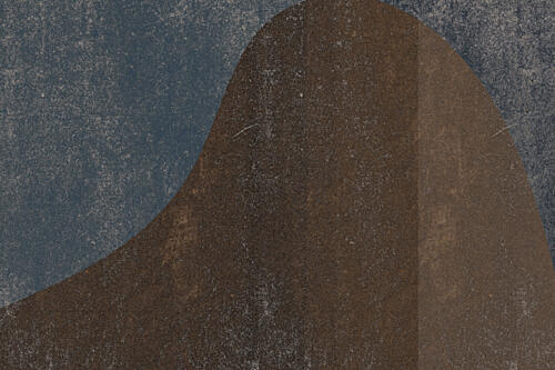 Muted Organic Forms Art Print by Josie George