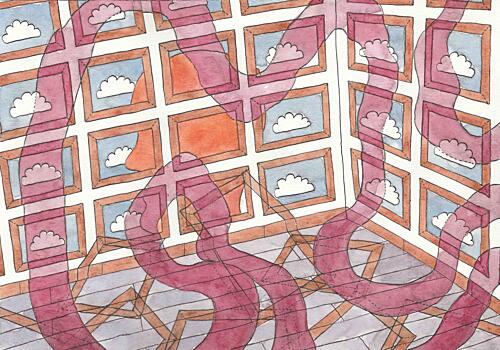 Surreal Cloud Room Surréaliste reproduction