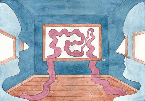 Connected Art Minds Aquarelle reproduction