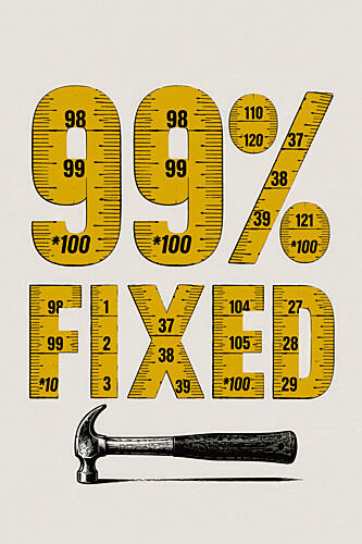 99 Percent Fixed Inspirant reproduction