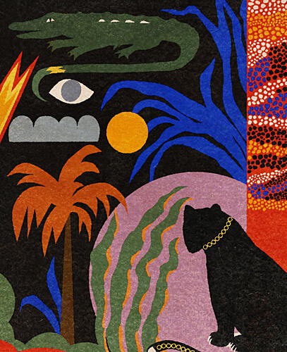 Black Panther Jungle Dream Art Print by Josie George