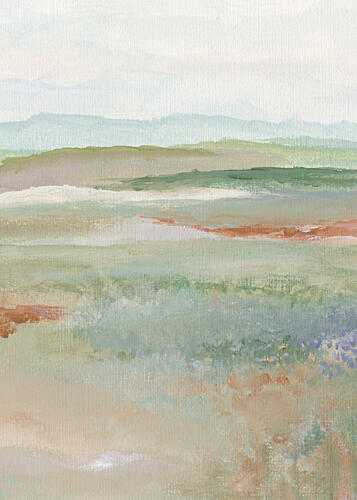 Serene Rolling Hills Art abstrait reproduction