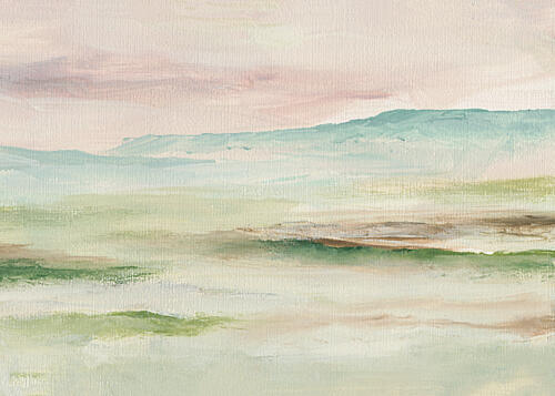 Serene Abstract Landscape Art abstrait reproduction