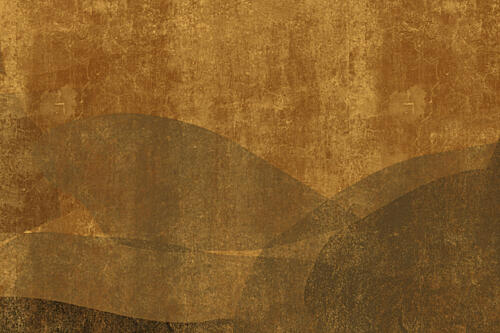 Abstract Golden Hills Art Print by David George