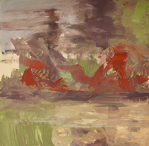 Vivid Abstract Landscape Art Print by Joackim Schou Dahle