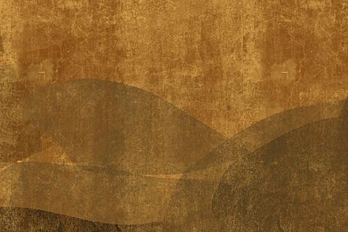 Abstract Gold Hills Art Print by David George
