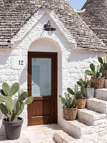 White Trullo House Entrance Voyage reproduction