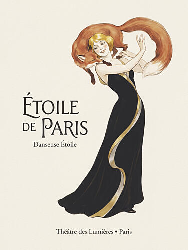Elegant Fox Dancer Art Print